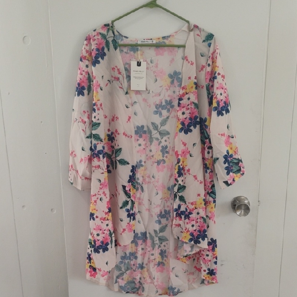 Floral Print Women's Cardigan